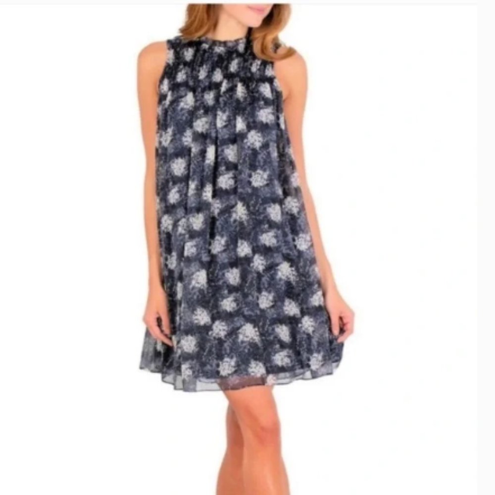 Joie Thelen Baltic floral navy shift dress (794)